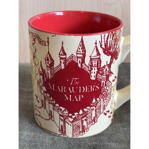 Harry Potter Mug 14oz Cream The Marauders Map‎ Mischief Managed Wizarding World